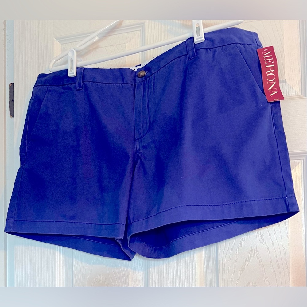 Women’s Cotton Shorts  Blue SZ 18